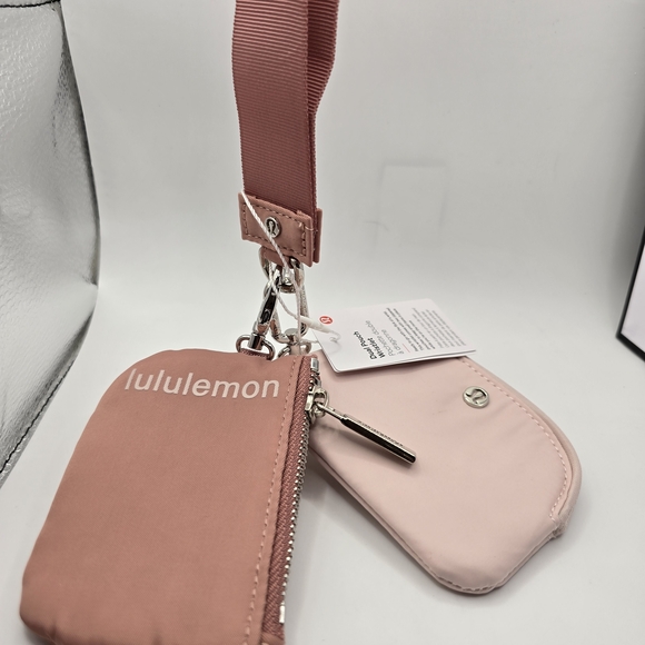 Spiced Chai / Pink Haze Dual Pouch Wristlet - Picture 5 of 8